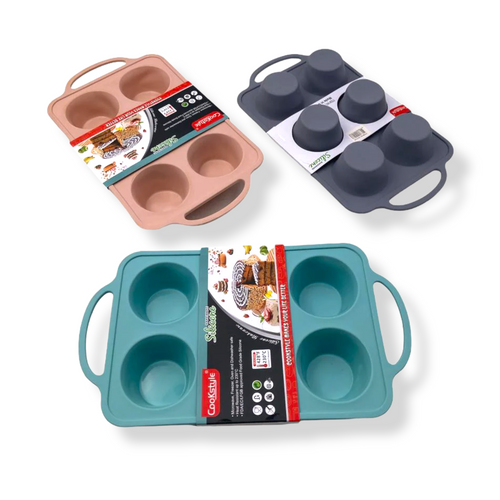 6 Cup Silicone Muffin Mold
