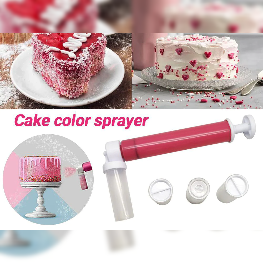Cake Color Sprayer with 4 Refills