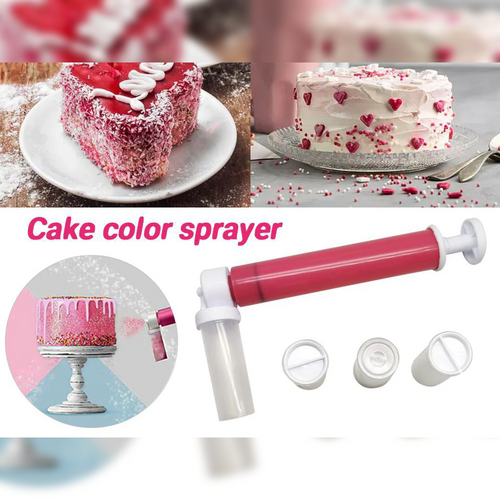 Cake Color Sprayer with 4 Refills